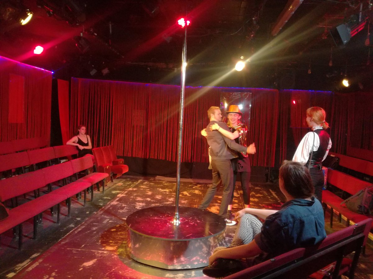 We open tonight!! <a href="/How2Domme/">How2Domme</a> it's happening again and it's fancier than ever. 
You can't see my face in the picture below but it's full of joy. 
Come and see this show! Fill your face with joy!