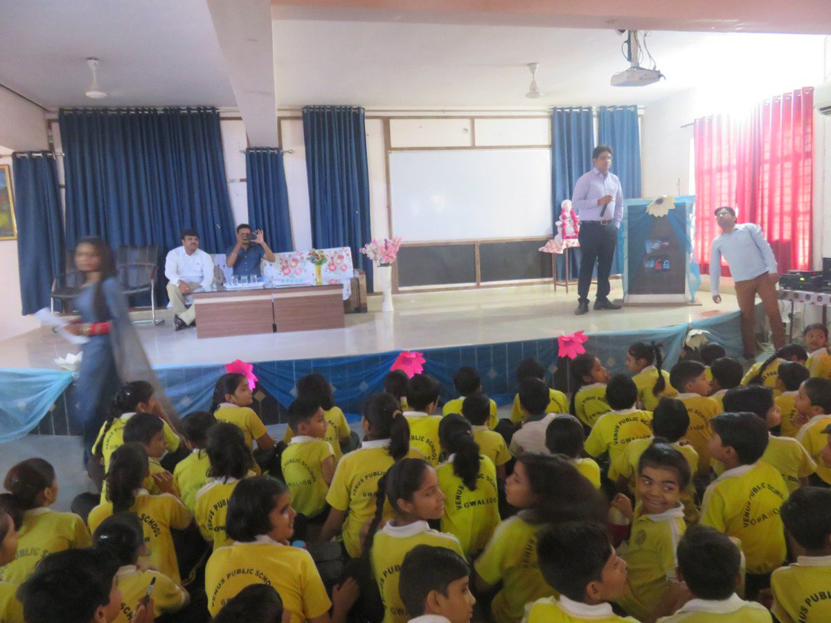 cyber awareness training at venus public school gwalior