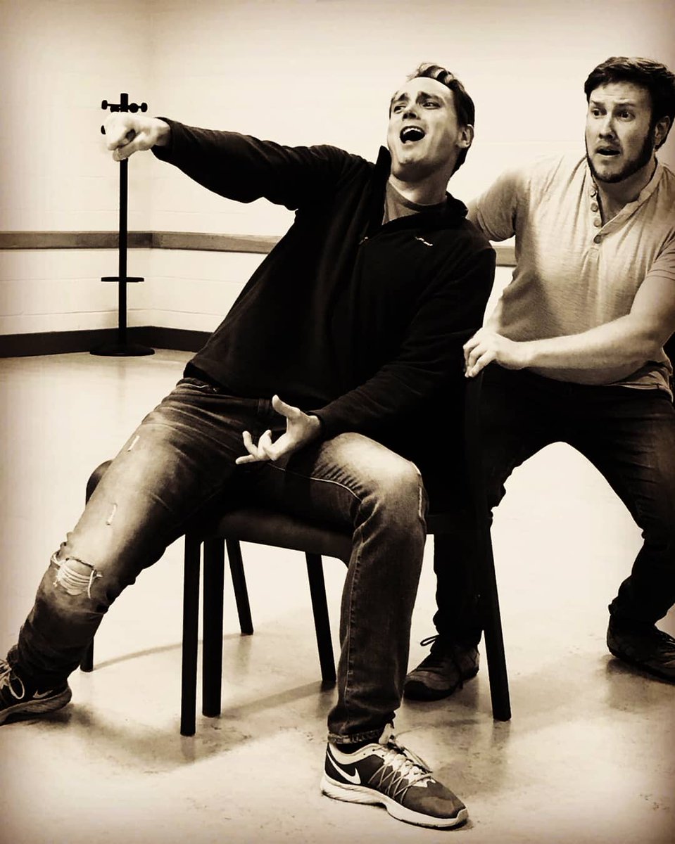 GreenRoom52's tweet photo. Bonnie &amp; Clyde are in town in 3 weeks' time. Here are a few more rehearsal pics to whet your appetite! 

Tickets: https://t.co/QEpZlrGuG8

#bonnieandclyde #musical #theatre #hertfordshire #herts #music #stage #acting #rehearsal #outlaws https://t.co/EcqY0NUVSi