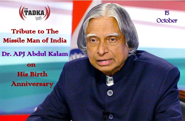 fm_tadka's tweet photo. If you fail, never give up because fail means first attempt in learning. #DrAPJAbdulKalam
Remembering the #FormerPresident of India, Great teacher and eminent scientist #BharatRatna Dr. APJ #AbdulKalam on his birth anniversary.

#MissileMan #GreatScientist #BharatRatna #FMTadka https://t.co/smFYtugRWQ