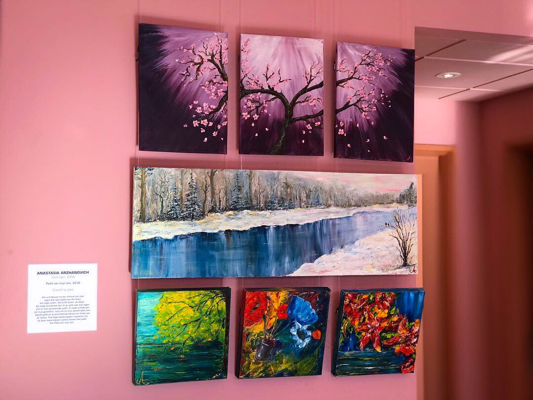 kunstbendegrunn's tweet photo. #EXPO Gaat dat zien! Het werk van Rowiet Kerver en Anastasia Arzhanovich is nu te bewonderen in het @groningermuseum. Doe mee aan kunstbende in de categorie Expo, wie weet hangt jouw werk volgend jaar in dit mooie museum! 
#kunstbende #expo #groningermuseum #art #museum https://t.co/yv9ellEkY1