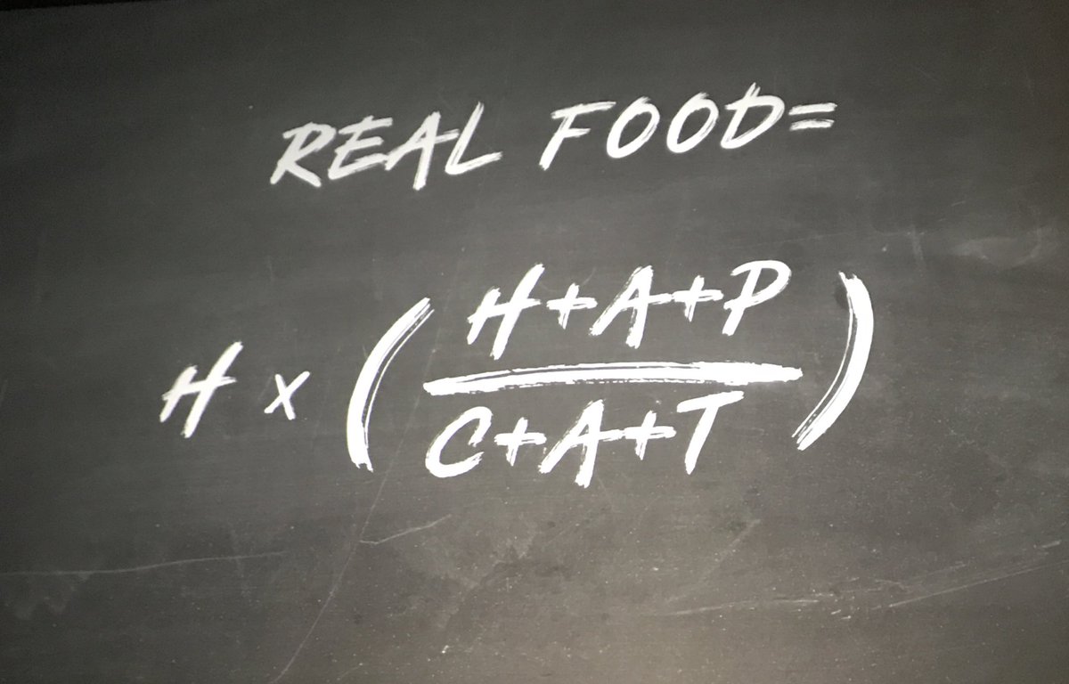Food Inspiration DayX is getart. Real Food is: humans animals planet en convenience affordable tasty. #FIDAYX