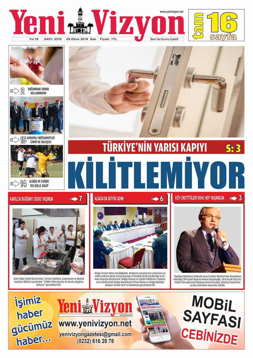 yenivizyon gazetesi (@yenivizyong) on Twitter photo #Yenivizyon Gazetesi / Sayı 3370
yenivizyon.net/egazete/yeni-v…
#Aliağa #izmir #dto #Kütahya #Balıkesir #Uşak #Afyonkarahisar #Manisa #Denizli #Muğla #Aydın <a href="/AtillaSertell/">🇹🇷 Atila Sertel</a> <a href="/izmirbld/">İzmir Büyükşehir Belediyesi</a> #şehit <a href="/senolgok/">Şenol Gök</a> <a href="/chpizmiril/">CHP İZMİR İL BAŞKANLIĞI 🇹🇷</a> <a href="/PetkimOfficial/">Petkim</a> #Bilim <a href="/aydinsengul35/">Aydın Şengül</a> <a href="/Akparti/">AK Parti</a> #UNESCO #hırsız #kapı #Yenivizyon Gazetesi / Sayı 3370
yenivizyon.net/egazete/yeni-v…
#Aliağa #izmir #dto #Kütahya #Balıkesir #Uşak #Afyonkarahisar #Manisa #Denizli #Muğla #Aydın <a href="/AtillaSertell/">🇹🇷 Atila Sertel</a> <a href="/izmirbld/">İzmir Büyükşehir Belediyesi</a> #şehit <a href="/senolgok/">Şenol Gök</a> <a href="/chpizmiril/">CHP İZMİR İL BAŞKANLIĞI 🇹🇷</a> <a href="/PetkimOfficial/">Petkim</a> #Bilim <a href="/aydinsengul35/">Aydın Şengül</a> <a href="/Akparti/">AK Parti</a> #UNESCO #hırsız #kapı
