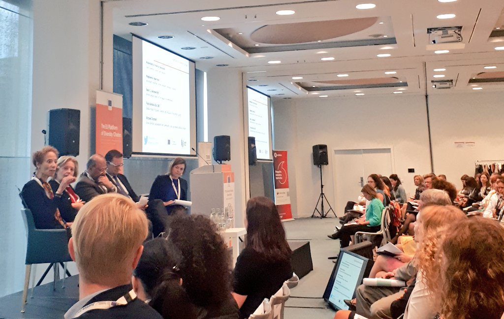 'Diversity management is a marathon, not a sprint, a process, not an event': Wise words by Fiona Bartels-Ellis in the first panel discussion #EUDiversity #DiversityCharters @imslux