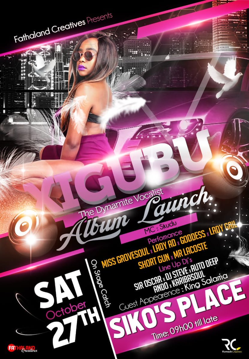 SaXigubu's tweet photo. Save the date @MissGrooveSoul https://t.co/gKmyXzFL71