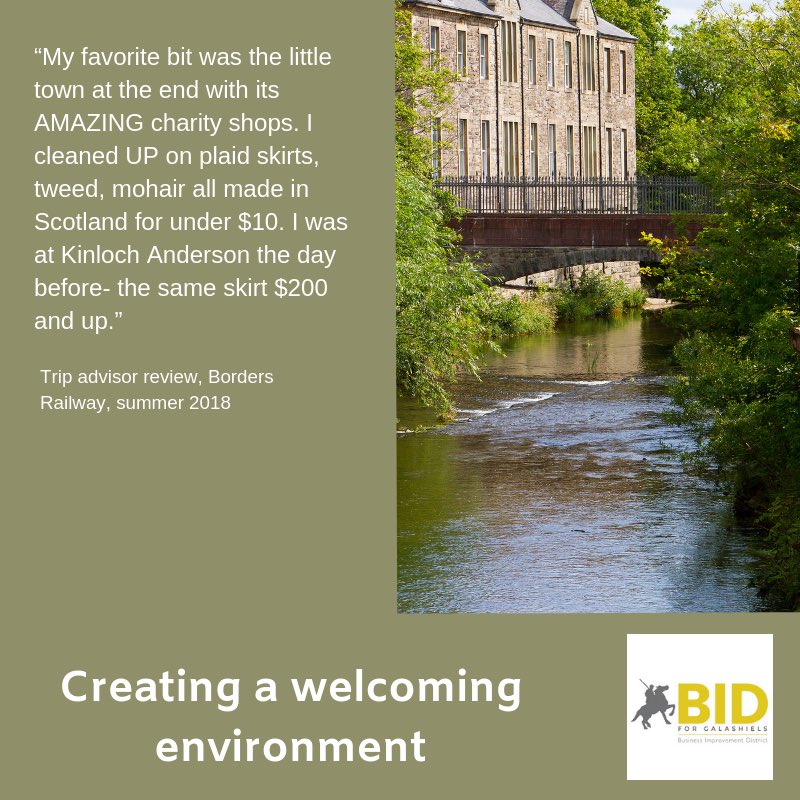 BIDforGala's tweet photo. A Galashiels BID will work to spread the word about our AMAZING Borders town #BordersRailway #VisitGalashiels #ScottishBorders https://t.co/CJ7cJGgHZj