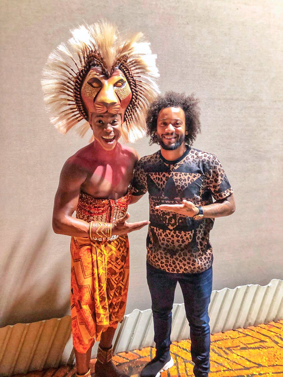 🦁⚽🎶✨ ¡ @MarceloM12 ha venido a visitarnos! Nos ha encantado tenerte con nosotros. #ElReyLeonMusical ▶http://ms.spr.ly/6183r7iLH