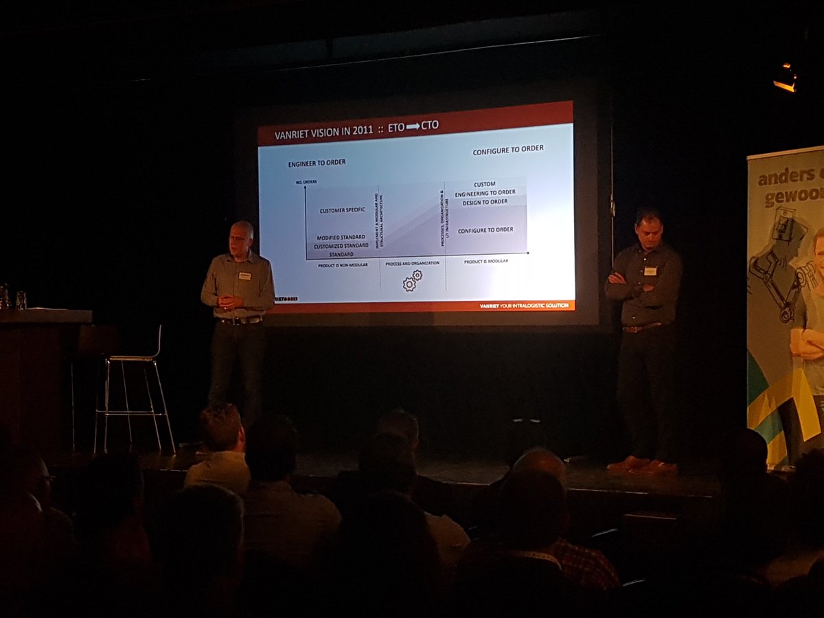 Wij vertellen geen sprookjes tijdens ons Seminar <a href="/Efteling/">Efteling</a>! Van start met Piet Bosma van Van Riet Handeling Systems! Van engineer-to-order naar configure-to-order!
#innovation #Industrie40 #techniek