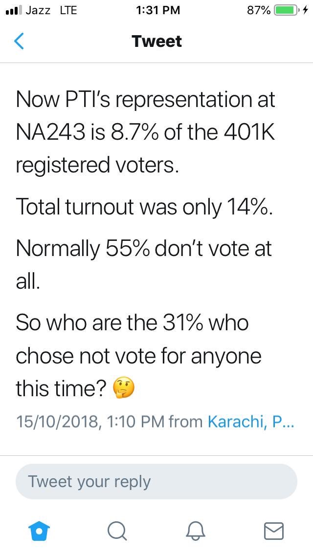 ninoqazi's tweet photo. For #electoral #reform suggestions at #AJCON2018  #nota on the ballot was one  . Whats happened tp my case in lahore high court? What kind of representation is this with such low voter turn out? https://t.co/gwojcOcMwV