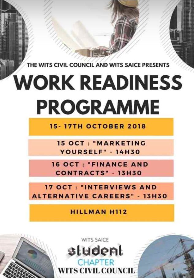 Wits SAICE Student Chapter tweet media