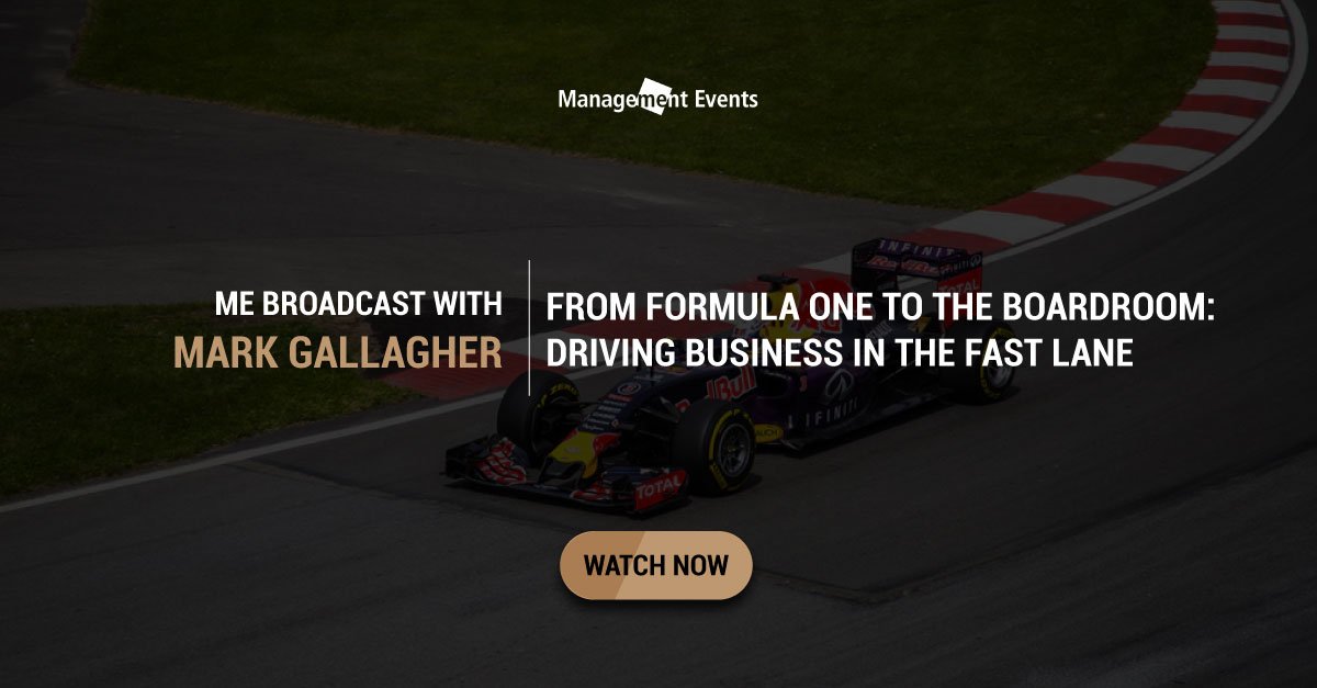 ManagementEv's tweet photo. The #F1 series is more than just speed. Get to know the latest frontier in #Formula1 – #data – with @_markgallagher, Managing Director of @P1nsights and @F1 Media Analyst. Watch his interview at #MEBroadcast here ➡️ https://t.co/6PQgdgB6vi

#managementevents https://t.co/EXTT3pgekP