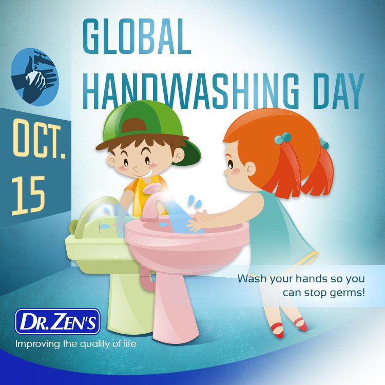Dr. Zen's is your partner for sanitation and hygiene. Be your family's hygiene advocate and encourage proper handwashing! #GlobalHandwashingDay #WeCare