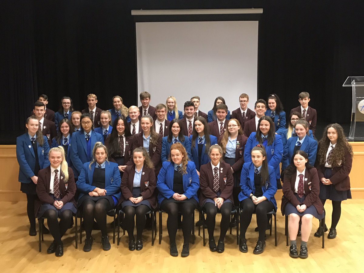 stmarysderry's tweet photo. St. Mary's College and Foyle College after their Prefect Training #SharedEducationWeek 
@SharedEdLF @SharedEdWeek https://t.co/hAcUEzjYJ0
