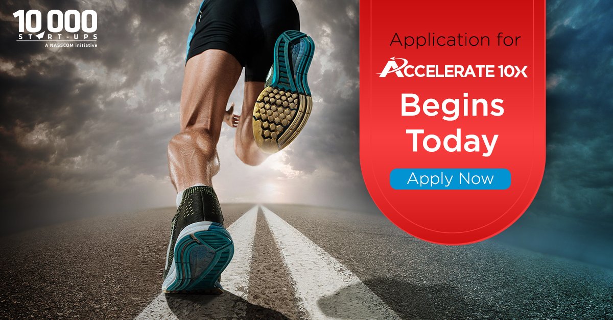 nasscomstartups's tweet photo. Accelerate 10X Program applications are now open. Calling out all #DeepTech #Startups in India to be part of our #Accelerate10X program. Apply today for this immersive acceleration program &amp; get best of breed mentoring, global market exposure &amp; much more. https://t.co/nPRcRBtv68 https://t.co/BSiBZXZLMf