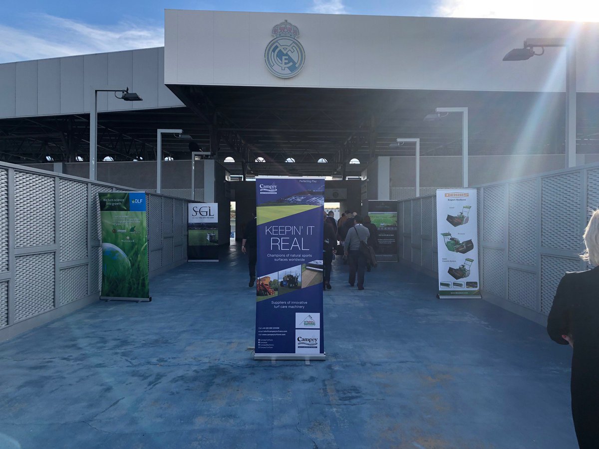 CampeyTurfCare's tweet photo. #TurfBusinessSummit @realmadriden #CampeyTurfCare #Groundsmen #Greenkeepers #FutureOfTheSportsTurfIndustry https://t.co/diGSGonK1j