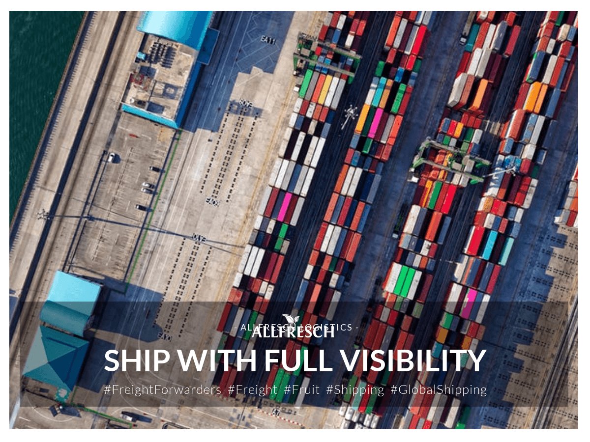allfreschl's tweet photo. Shipping with full visibility means that the logistics team can monitor your goods throughout transit and react to any potential delays or issues. 
Find out more about improving your supply chain. https://t.co/FveVCkKONx #Shipping #FruitFreight #FreightForwarding #logistics https://t.co/YhgFzJRu8V