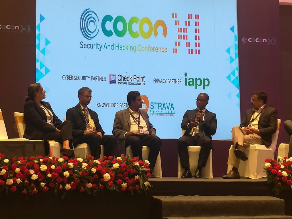 kanpatz's tweet image. When fellow panelist’s share interesting insights, the fun begins! #digitalthreats #collaborativeecosystem  #engagingConversations #c0c0nXI