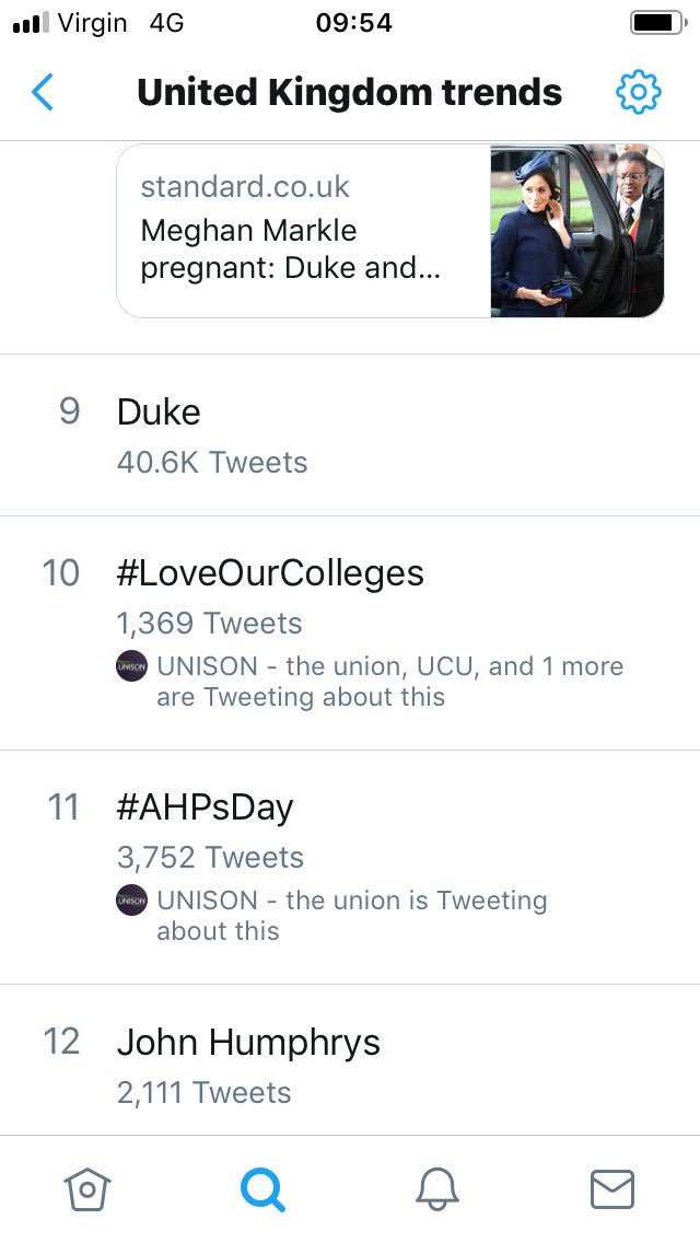 Great to see #LoveourColleges trending in the UK. Positive messages from colleges all over my timeline. Impressed with how <a href="/AoC_info/">Association of Colleges (AoC)</a> <a href="/ucu/">UCU</a> <a href="/nusuk/">NUS UK</a> et al have mobilised the sector 🙌