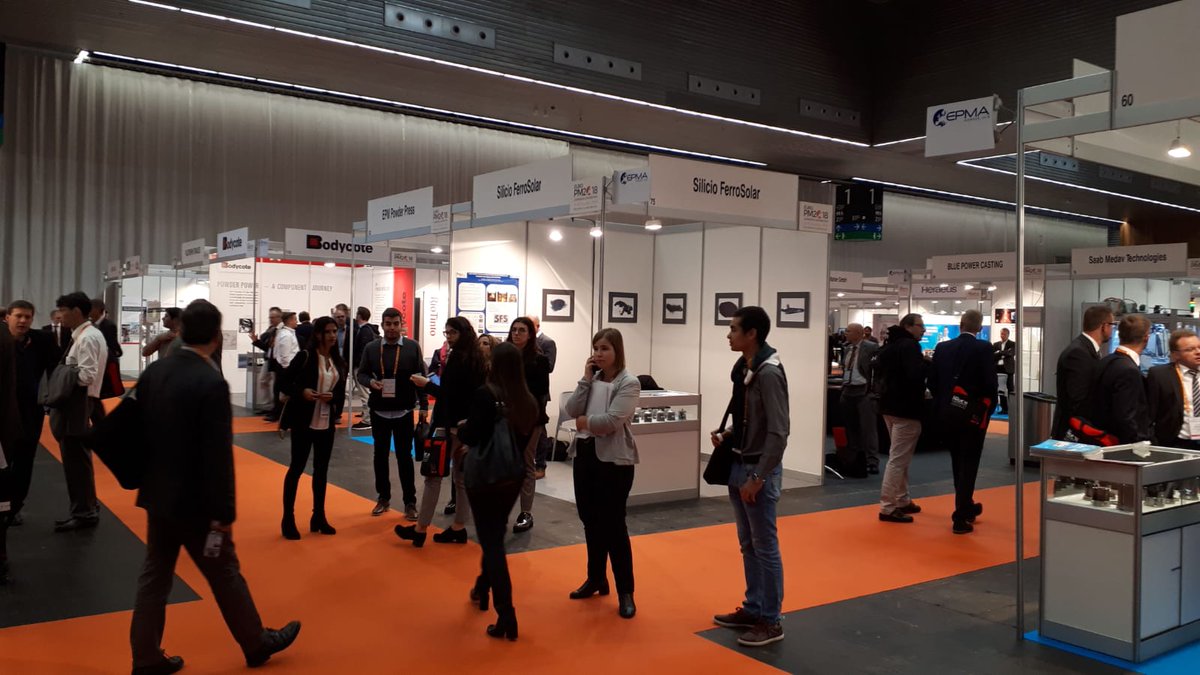 SilicioF's tweet photo. @SilicioF Euro PM2018 Congress & Exhibition, Europe's annual powder metallurgy -- Don't hesitate! Come and visit us!! -- #bilbao #PM_2018 @Euro_PM #siliconpowder https://t.co/rSl3H0LOrc