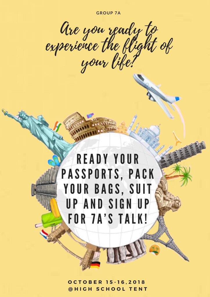 jorrorbs's tweet image. UP NEXT! Boarding call for the first class passengers from the Freshmen, please board your flight now! 

FRESHMEN! Sign up for 7A and don’t miss the Flight of your life! Sign ups are during your lunch time! #FlyingSoon #FlightKA107A