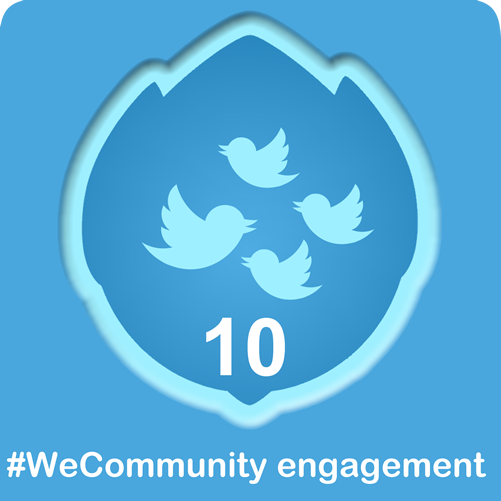PUNCgailenefer's tweet photo. Check out my WeCommunities 'MyWe' badge stats! https://t.co/5MKot0bacK https://t.co/1RGIijwfR9