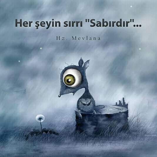 Her seyin sirri sabirdir