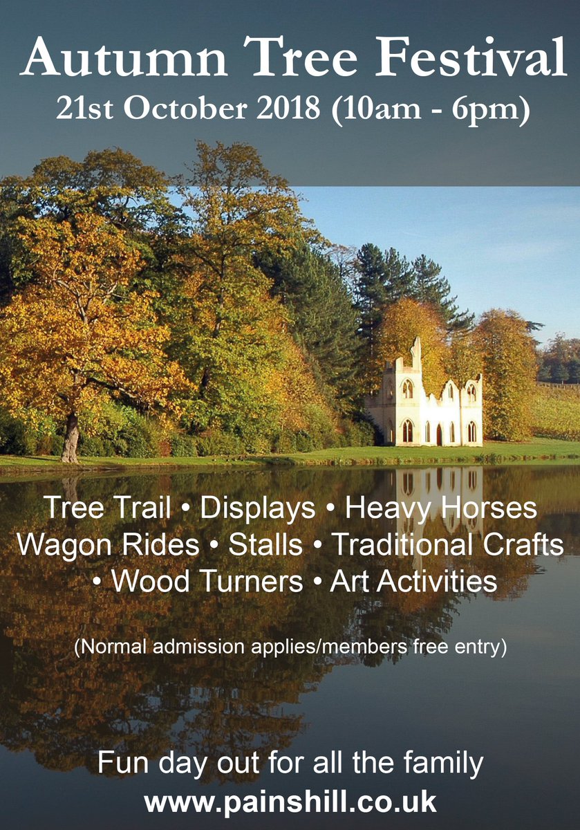 Painshill's tweet photo. Don't miss our Autumn Tree Festival #autumn #cobham #surrey #FamilyDay #trees https://t.co/07zoMTZ3kc