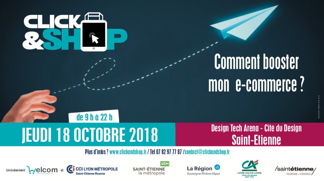 auvergnerhalpes's tweet photo. La Région partenaire du 1er salon régional dédié au e-commerce @ClickShopOff le 18/10 à #SaintEtienne ! Au programme, ateliers et tables rondes pour mieux connaître les initiatives e-commerce et accompagner les #entreprises dans leur #TransfoNum https://t.co/LsBPohQpEO https://t.co/2BwKcGYew8