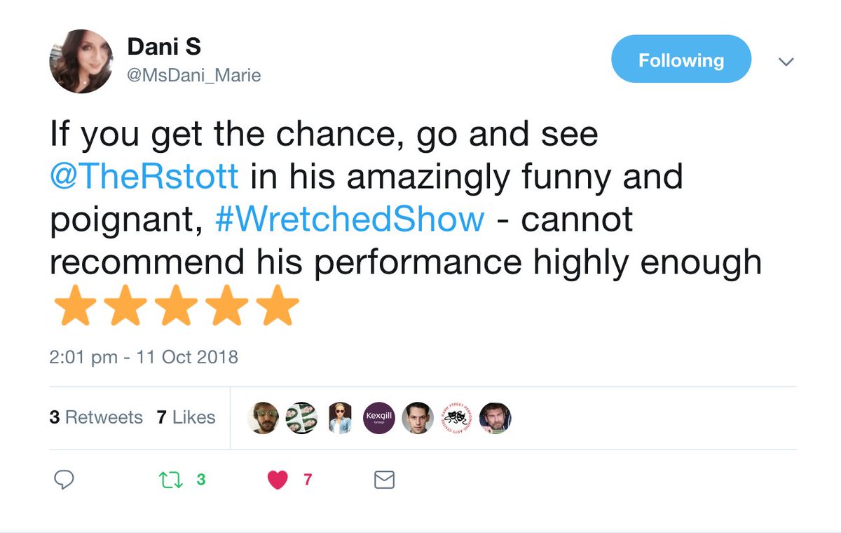 TheRstott's tweet photo. Look!

Thanks for coming to @WretchedShow @HullTruck 

#PolandSyndrome #comedy #theatre #onemanshow https://t.co/Hul5aKHt8r