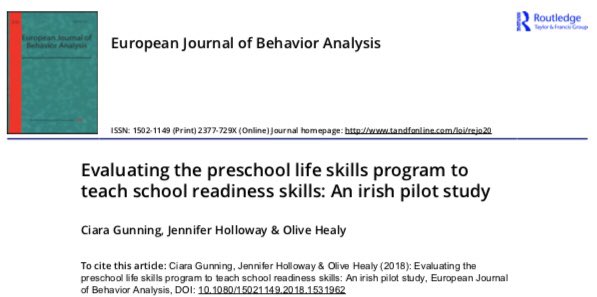 Ciara__Gunning's tweet photo. So delighted to have this #research published with @hollowayjennif @OliveHealy5 🎉
Teaching #preschoollifeskills using the #PLSprogram @ghanley19 in #ECCE in #Ireland
#LoveIrishResearch
Available to read @tandfonline here:
https://t.co/NZ5ABEKtt0 https://t.co/3vnmPzGwkG