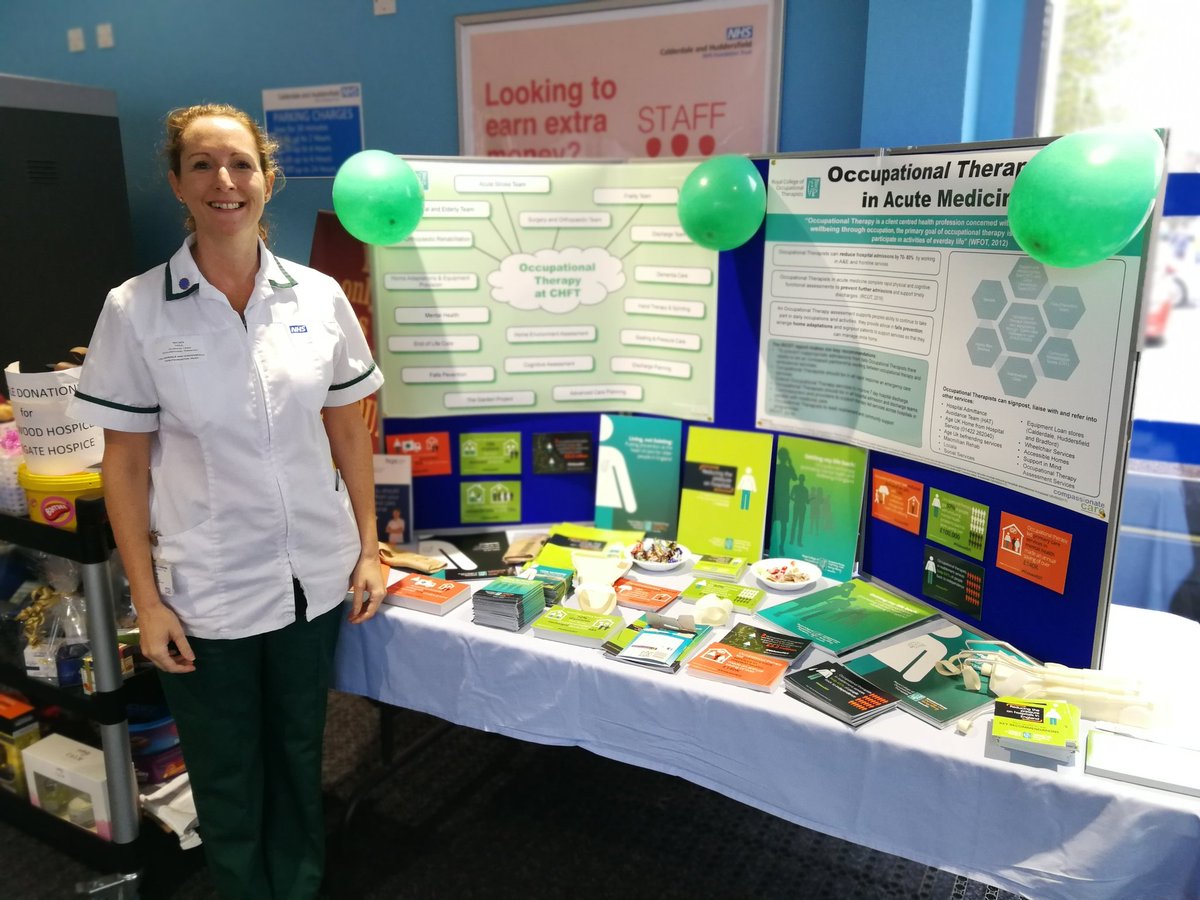 nickyhill696's tweet photo. Time to celebrate AHPs day at   @CHFTNHS @theRCOT @CSPYorksHumber https://t.co/4NE3HiBknC