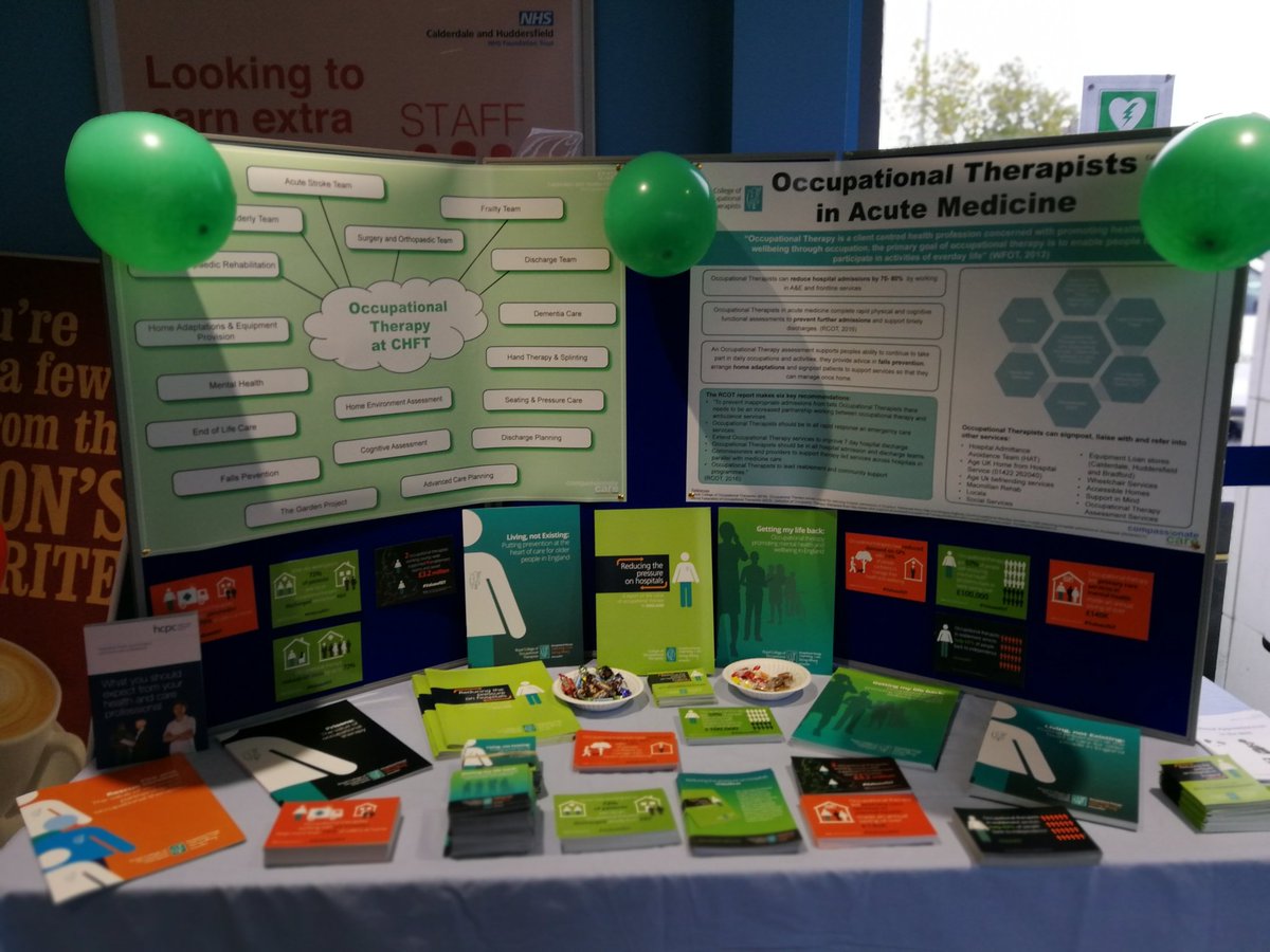 nickyhill696's tweet photo. Time to celebrate AHPs day at   @CHFTNHS @theRCOT @CSPYorksHumber https://t.co/4NE3HiBknC