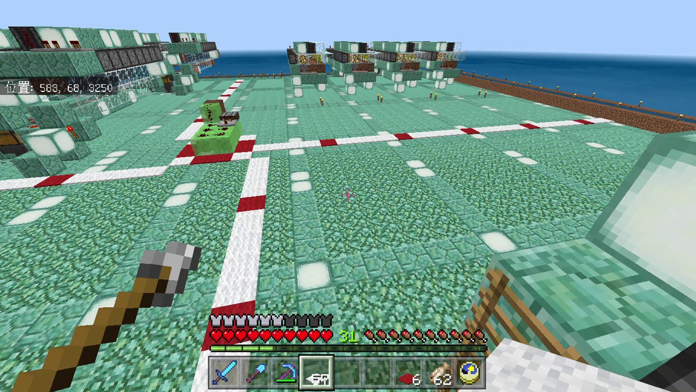 Tamonmaru 正しいであろう 海底神殿 の中心から範囲をマーク 丸石で北を確認 湧きスポットもマーク 湧かないのも想定済み Minecraft Mcbe ガーディアントラップ T Co Ise3ssagft Twitter