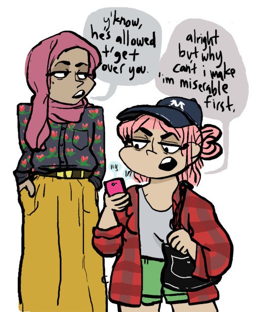 these are from when i was in ohio, working at walmart &amp; livin with my family lol. i was working off this tiny tablet on a cardboard box i used as a desk (bc my mom turned my old room into a guest room) i did a lot of diary comics 