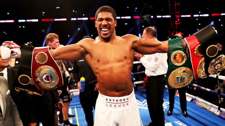  22 fights 22 wins 21 KOs

WBA, WBO, IBF & IBO heavyweight champion

Happy birthday, Anthony Joshua! 