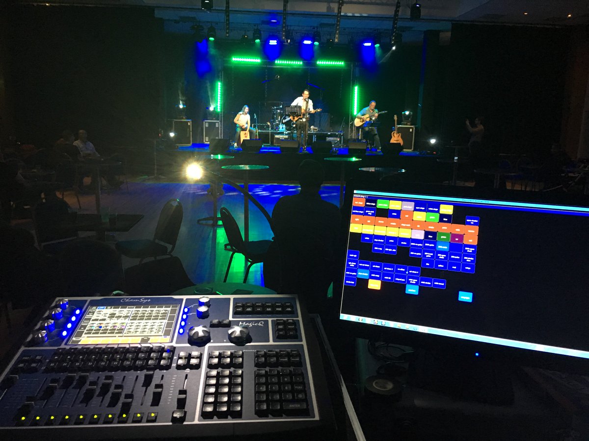 JT_StageProds's tweet photo. Oktober | The weather outside is drab and dreary so let’s go back to last years Oktoberfest at The Beacon using our @ChamSysLtd MQ40N. https://t.co/8oeucpGvyb