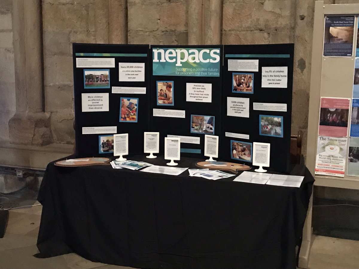 For #prisonsweek 14 - 21 Oct 2018 we are going to be in Durham Cathedral to raise awareness of volunteer opportunities with Nepacs. Coinciding with their annual prisons week seminar durhamcathedral.co.uk/whats-on/priso…