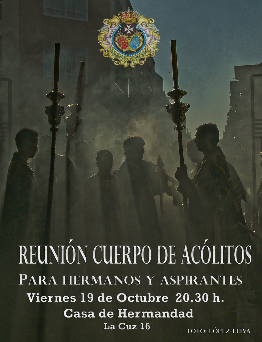 Reunión del Cuerpo de Acólitos este próximo viernes prendimientorosario.com/index.php/2018… #hermandadprendimientolinares #lahoradelprendimiento #PortiRosario #ProCoronacionRosario #OctubreEsRosario