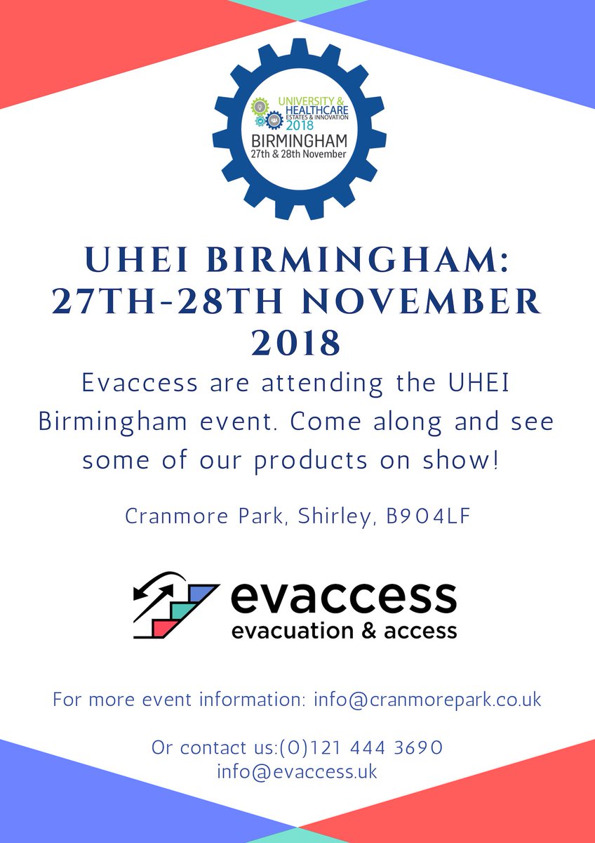 evaccessuk's tweet photo. EVENT ALERT!! Evaccess are attending the 2018 @UHEI_UHEI event in Birmingham!
Running from 27th-28th November. We'll be on-site to answer questions and provide assistance &amp; demos.
Event is free for public sector employees, so see you there!
#accessibility #evaccess #UHEI https://t.co/UuYIcfkL0R
