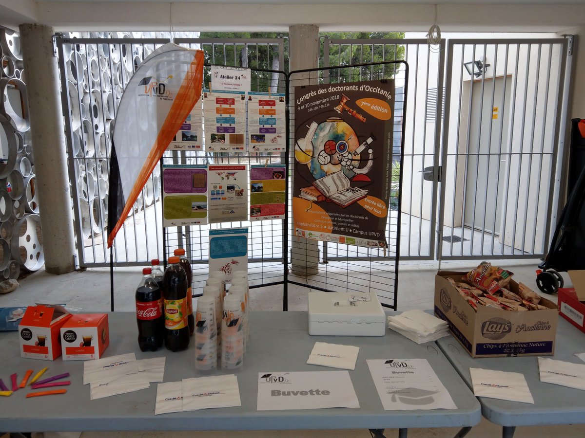 #FDS2018 ! L'UPVDoc était présente ce week-end à l'occasion de la fête de la science  sur le campus UPVD. Dernier événement avant le plus important de l'année : le congrès des doctorants ! Stay tuned ! ;)