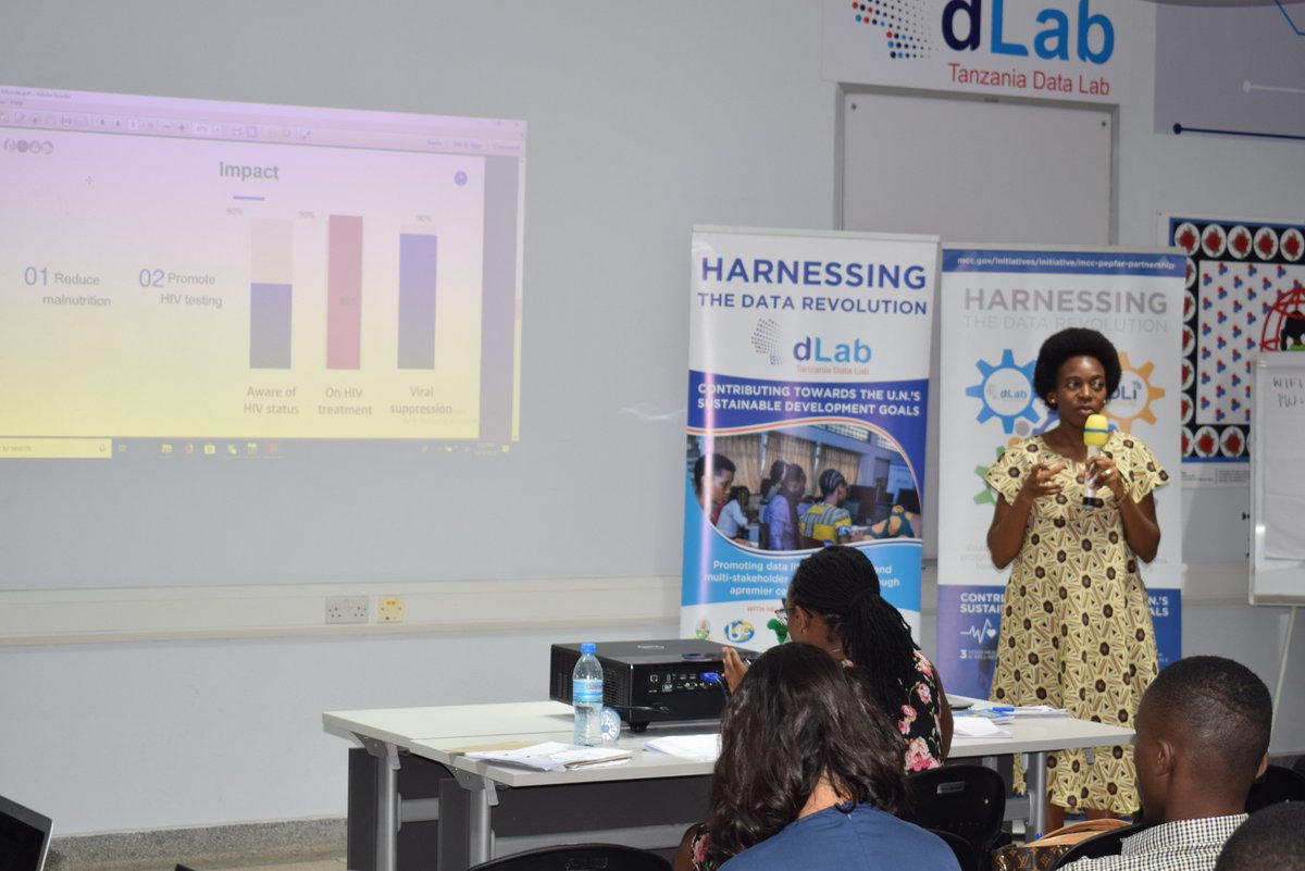 DLIInnovation's tweet photo. A #ZeroHungerZeroAIDS finalist Pitching on Better Your Health soln focusing on making nutritious food more accessible to Tanzanians esp those at risk of or living with HIV/AIDS! #DataRevolutionTZ
@WFP_Tanzania @MCC_Data @PEPFAR @WFPInnovation https://t.co/GtUBsH0sHa