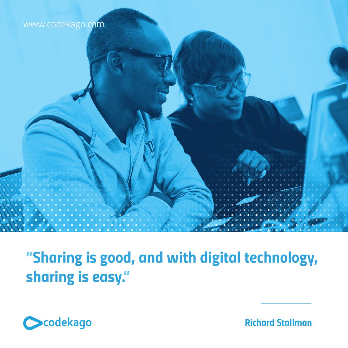 codekago's tweet photo. Sharing knowledge is one of the most effective ways by which you deepen your mastery of it.

#mondaymotivation #tech #digitalmedia #wearecodekago https://t.co/LEQ9LxnuSZ