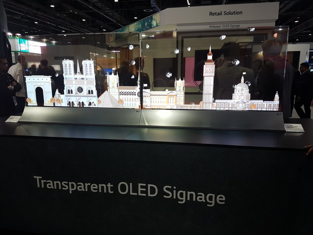 cmnit's tweet image. Amazing transparent OLED technology from LG
#GITEX #TechnologyWeek #Dubai