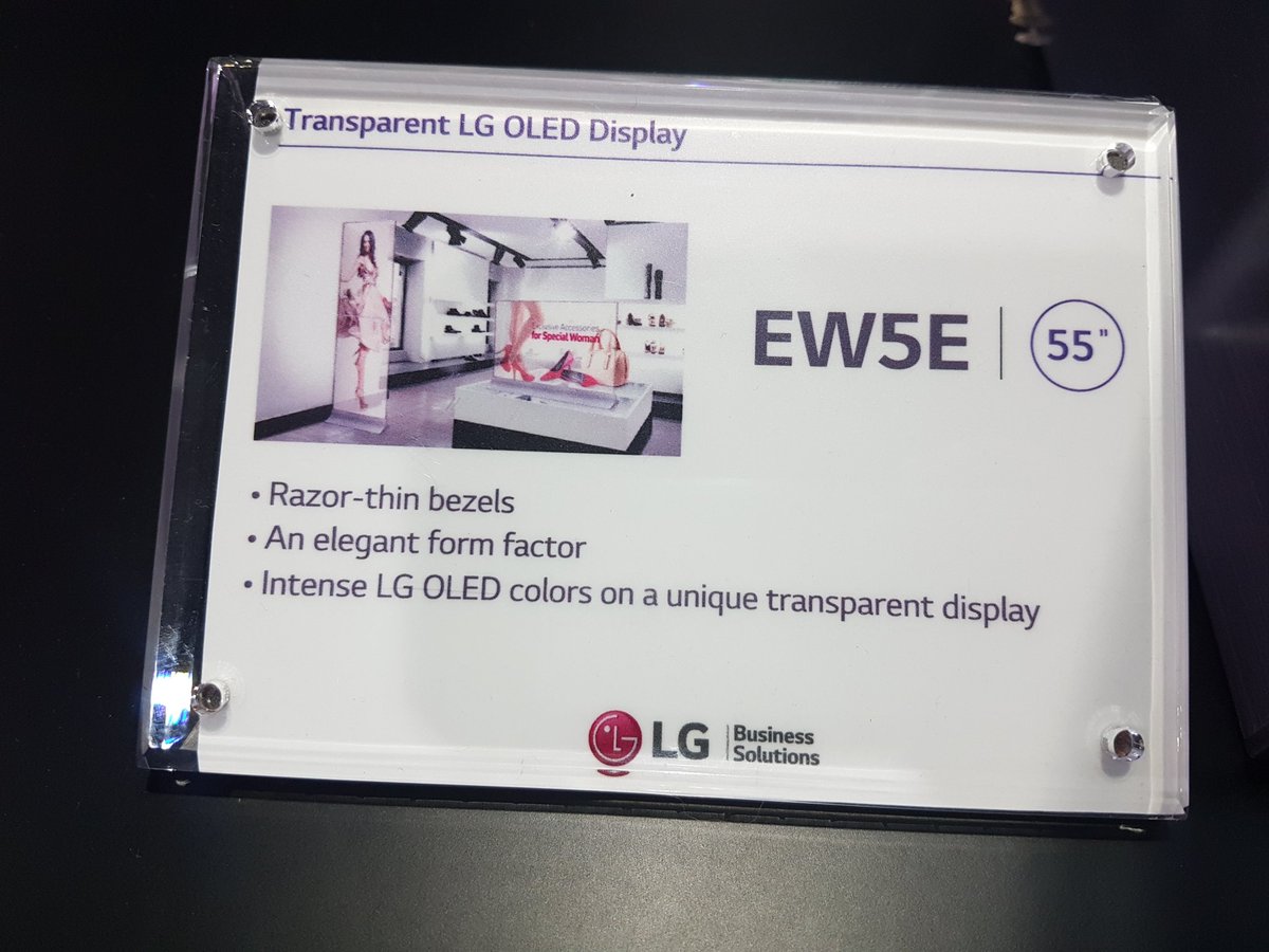 cmnit's tweet image. Amazing transparent OLED technology from LG
#GITEX #TechnologyWeek #Dubai