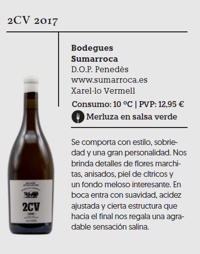 El 2 CV 2017 de #sumarroca, present a l'edició de la Revista MiVino d'aquest mes 📷 #penedès #vi #vino #winelovers