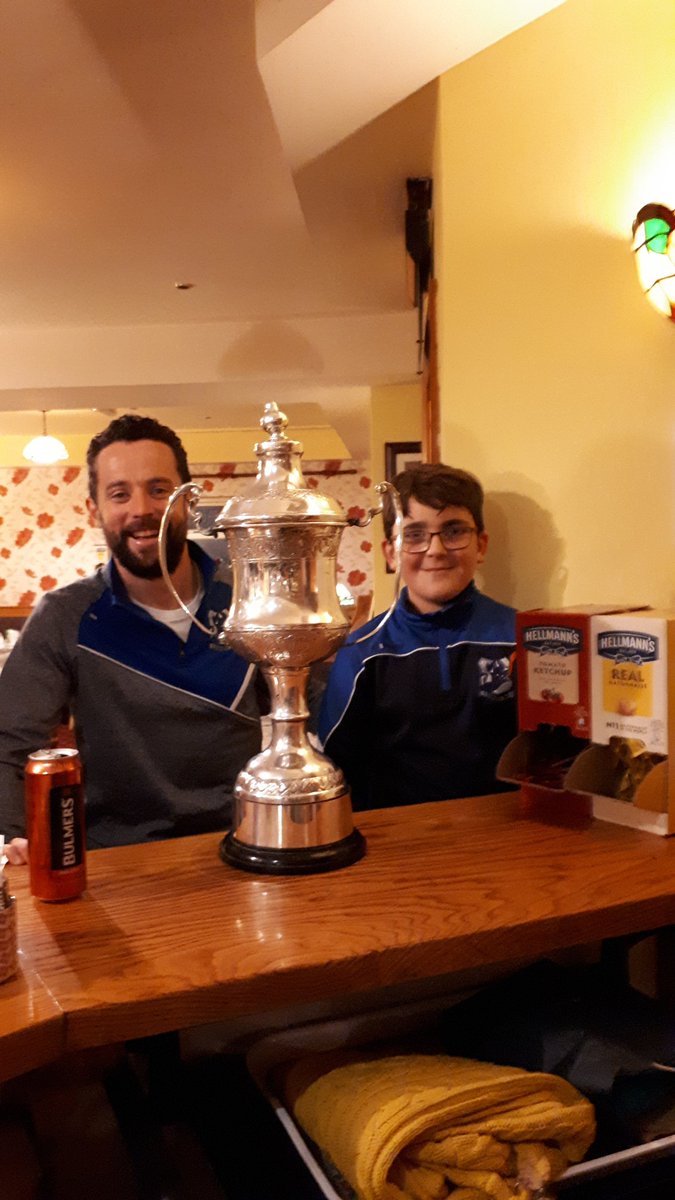 Congratulations Tooreen senior captain Stephen Coyne &amp; U12 captain Matthew Delaney #countychampions <a href="/TooreenHurlers/">Tooreen GAA Hurlers</a> <a href="/AngelinaNugent1/">Angelina Nugent</a> <a href="/AllThingsMayo/">All Things Mayo</a>
