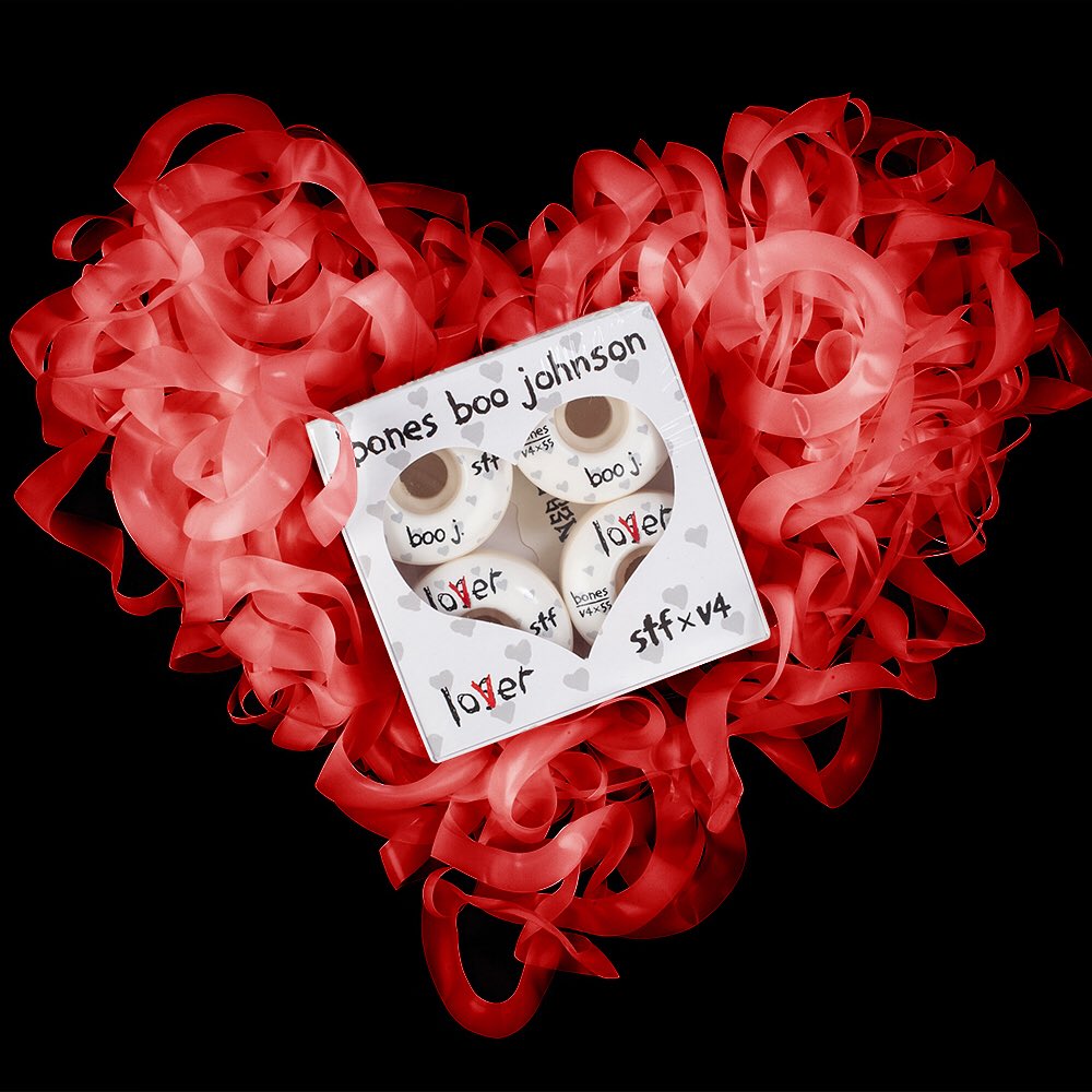 ShinerDist's tweet image. Nothing but love for Boo Johnson’s new @BONESWHEELS Street Tech Formula wheels ❤️ available in 53mm in the V4 shape in skatestores everywhere now! #BonesWheels #BonesForLife