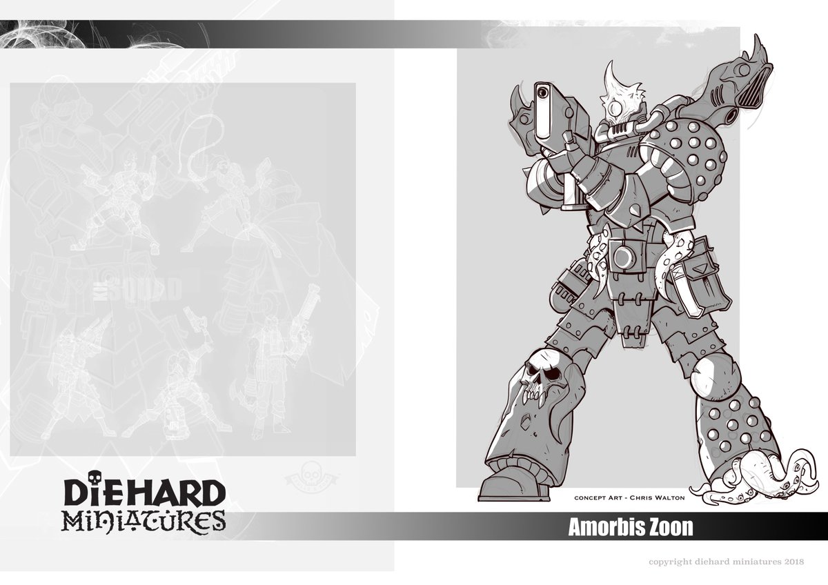 Tim_Prow's tweet image. Hi Guys! Our #DiehardMiniatures KS is 95% funded and we will shortly be hitting the stretch goals! If you've not been able to see the site yet come take a look!
kickstarter.com/projects/dieha… 
 We've new concept art in from the talented @Cwalton73  All 4 Chaos Reivers :)