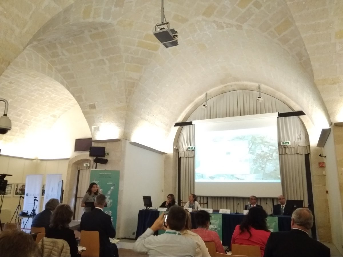 WarmestEu's tweet photo. We are very mindful of the @VEiLProject exposed by Arianna Travglia and Paola Ventura in #Space4Culture #Matera #WARMESTEU https://t.co/7bqziECynQ