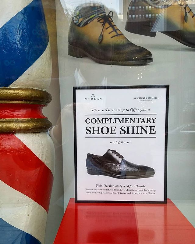 We're partnering with our neighbors <a href="/mezlanshoes/">Mezlan Shoes</a> for the holidays. Stop into either store in the <a href="/900shops/">900 North Michigan Shops</a> for more information. #shoeshine ift.tt/2NHAGeR